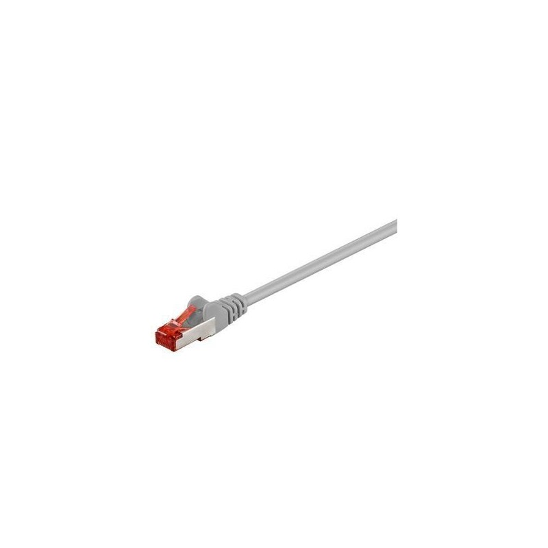 Goobay RJ45 CAT 6 S/FTP CU LSZH 1m Grey
